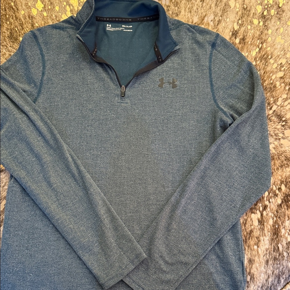 Under Armour Teal Quarter-Zip Top